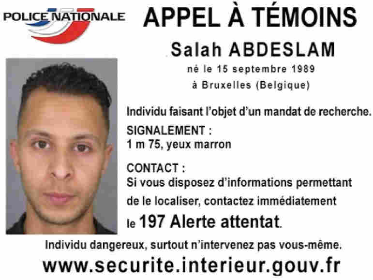 Appel  tmoins Salah Abdeslam (Attentats Paris 13 novembre 2015)